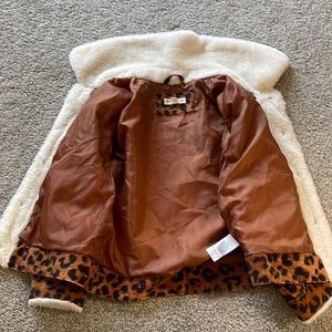 Tucker + Tate brand, size S (7/8), leopard print